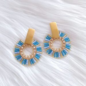 Aretes Tejidos Blugold